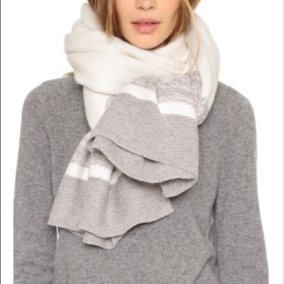 Brand New Club Monaco Wool Cashmere Scarf (Large)